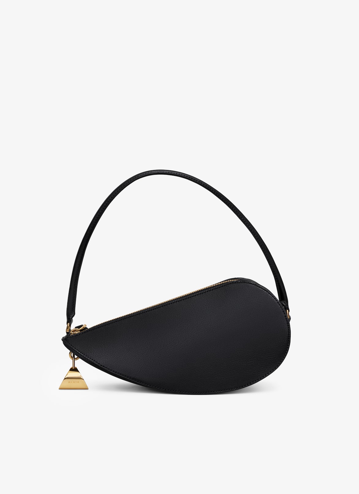 LE DEMI-CŒUR BAG IN GOATSKIN ALAÏA BLACK LE DEMI-CŒUR BAG IN GOATSKIN